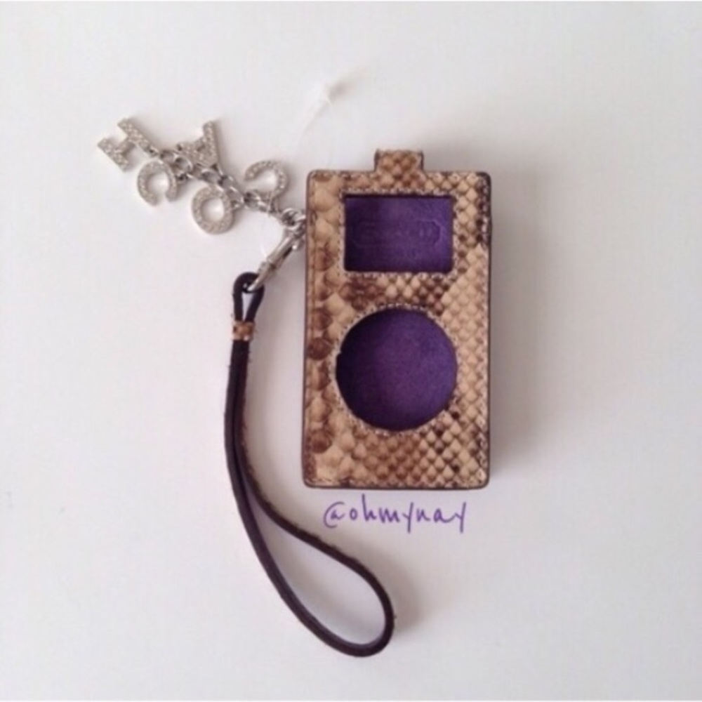 Vintage Coach Python iPod Mini Case